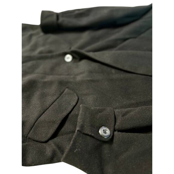 Vintage Charles Klein Black Wool Blend Coat – Size 20W – Made in Russia - Picture 5 of 7